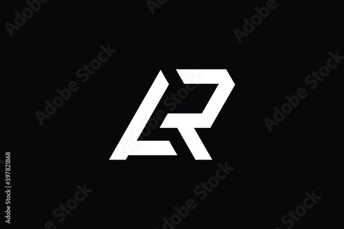 AR logo letter design on luxury background. RA logo monogram initials letter concept. AR icon logo design. RA elegant and Professional letter icon design on black background. AR RA