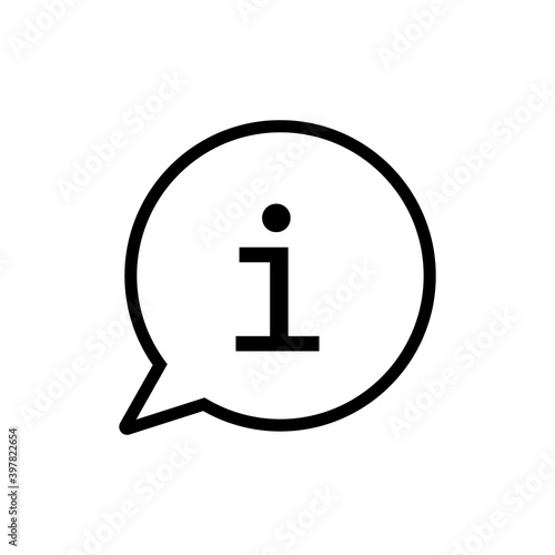  Information sign. Icon. vector