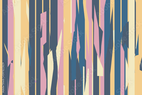 Pattern vintage vector with careless strokes as vertical lines. Abstract sharp background.