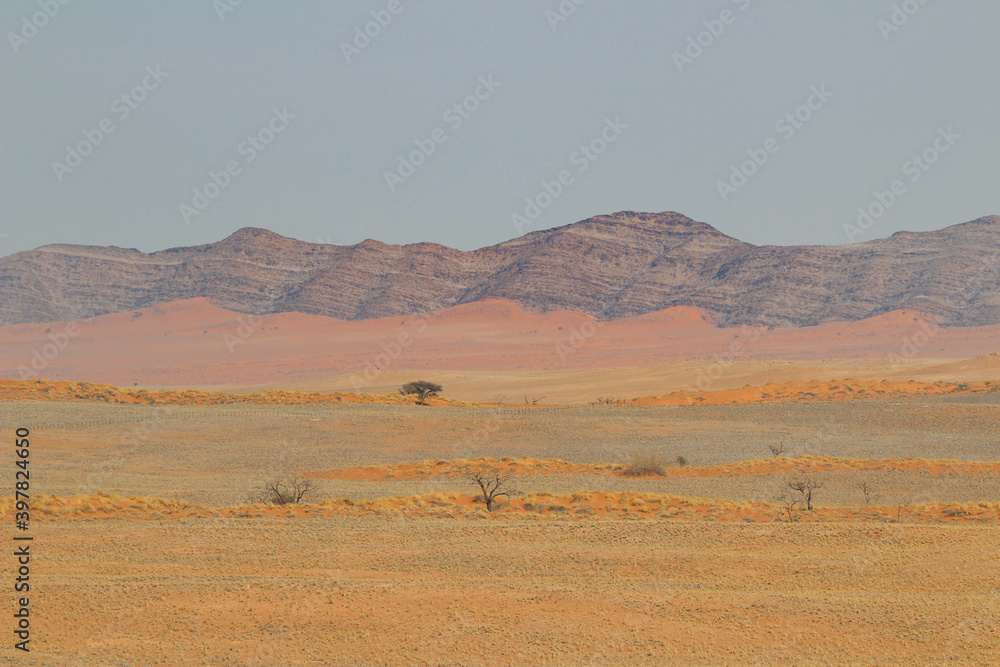 colors of nature, Namib Desert Namibia, view from Rostock Ritz lodge 