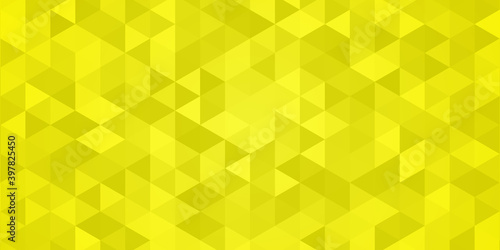 Abstract yellow triangle background