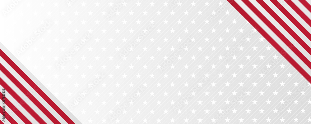 Obraz premium white transparent stars on blue background, seamless horizontal stock vector illustration clip art for web header or cover 
