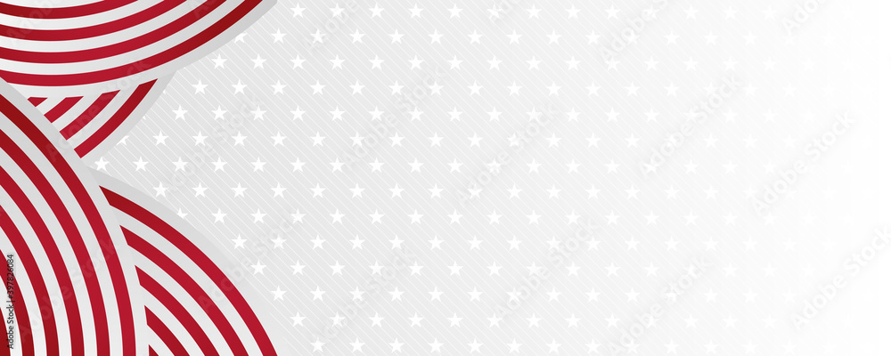 Red white flag background with star pattern Red white flag background with star pattern