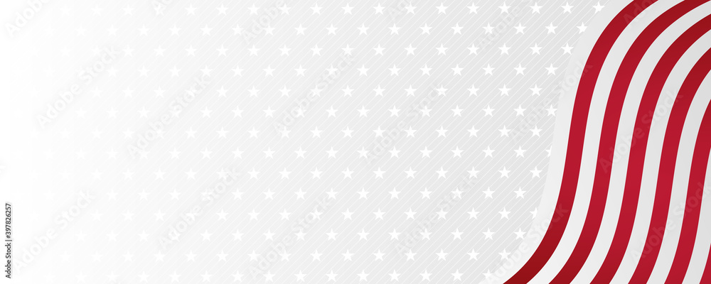 Obraz premium American Abstract Presidential Elections Stars and Stripes Background 