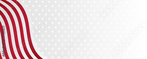 American Abstract Presidential Elections Stars and Stripes Background
