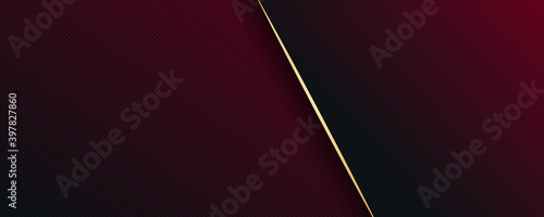 stylish golden black red design islamic banner
