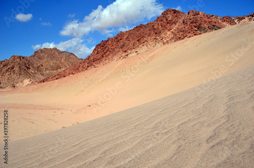 Desert of Sinai Peninsula, Egypt. Near Sharm El Sheikh