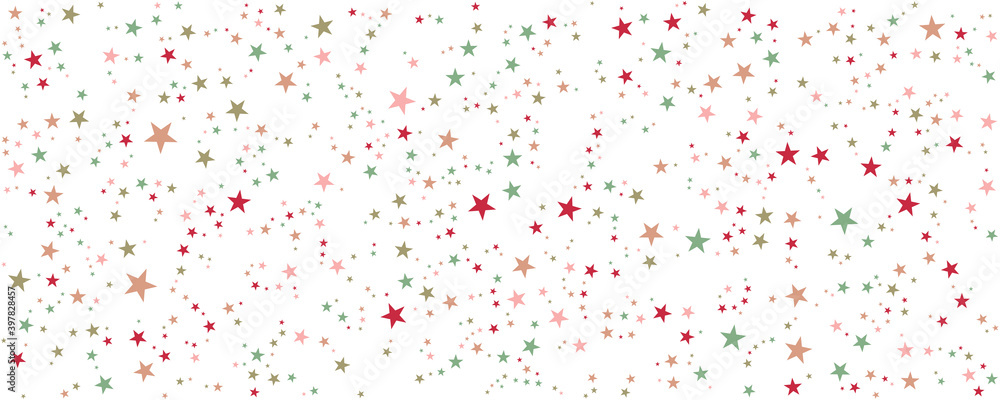 seamless background with stars pattern colorful
