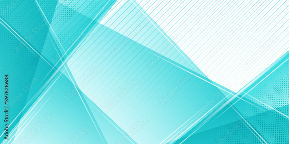 Modern light blue abstract background on white background with light and triangle as frame border Modern light blue abstract background on white background with light and triangle as frame border