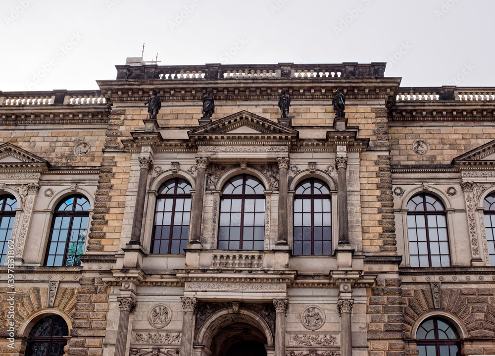 Obraz premium Zwinger-palace and park complex of four buildings