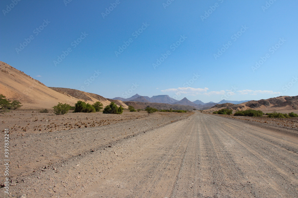 road trip Namibia, gorgeous landscapes of the desert in southern Africa