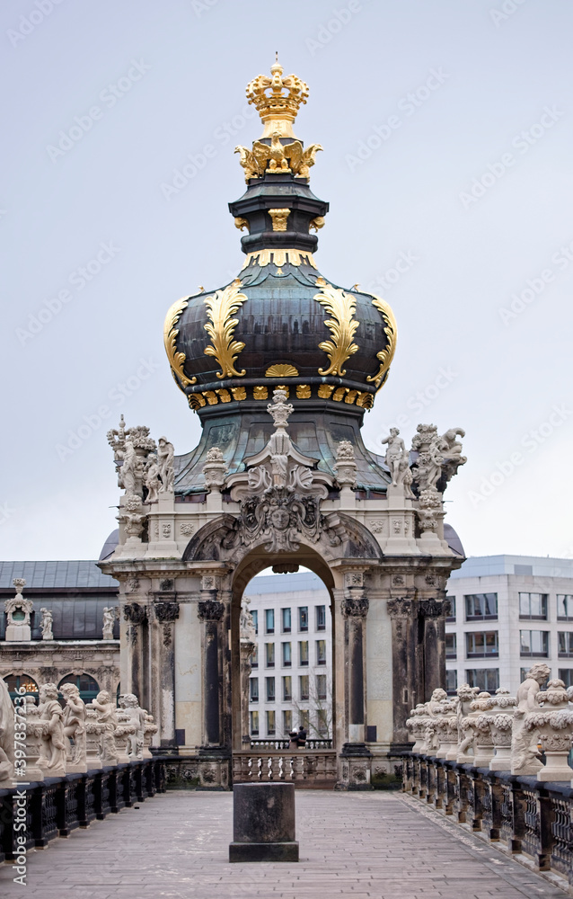  Zwinger-palace and park complex of four buildings.