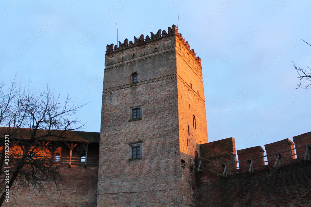 tower of the castle in the country