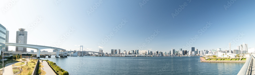 Fototapeta premium 東京湾景 from 豊洲(豊洲 江東区 東京都 2020/11)