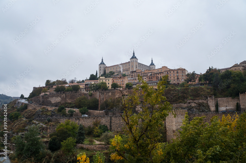 View on Alcazar of Toledo, Spain
