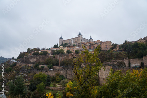 View on Alcazar of Toledo  Spain 