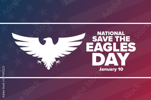 Fototapet National Save the Eagles Day