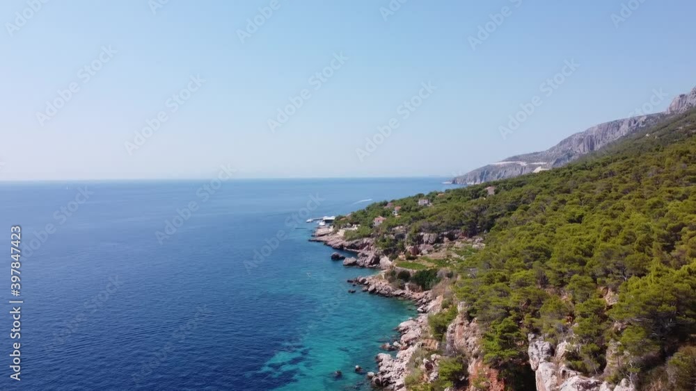 view from the moutains to sea - Croatia, Hvar view from the moutains to sea - Croatia, Hvar