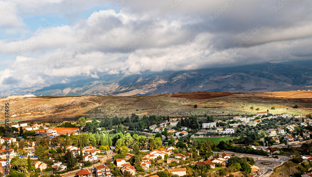 landscape of the village