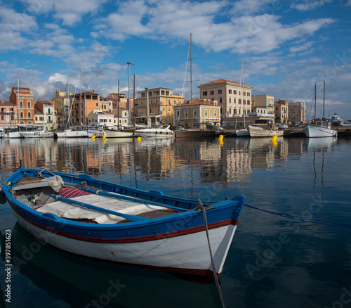 La barchetta nel porto, isola La Maddalena