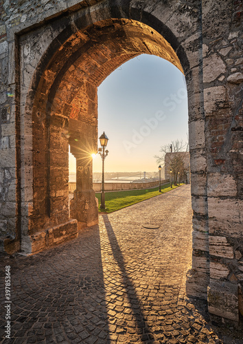 Gate in the Royal Palace in...