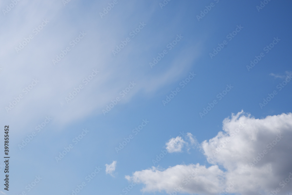 blue sky is covered by white clouds blue sky is covered by white clouds
