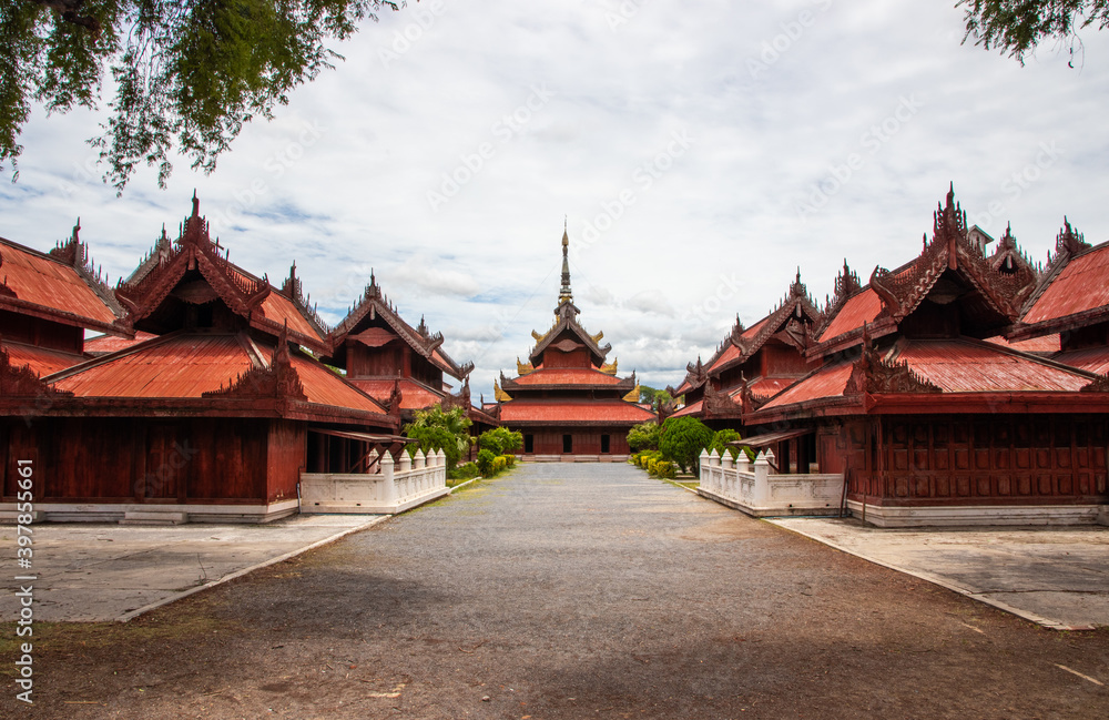 Mandalay Palace in Mandalay Myanmar Burma