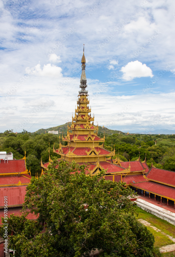 Fototapeta premium Mandalay Palace in Mandalay Myanmar Burma