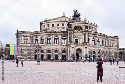  The Semper Opera House - built by the project of Gottfried Semper