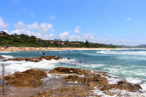 Beach in Umzumbe, the wild coast of South Africa