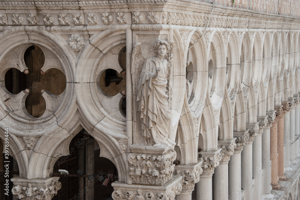 Doge's Palace, historically seat of the Doge of the City of Venice, Italy, Europe