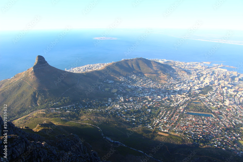 Fototapeta premium Cape Town from Lion's head