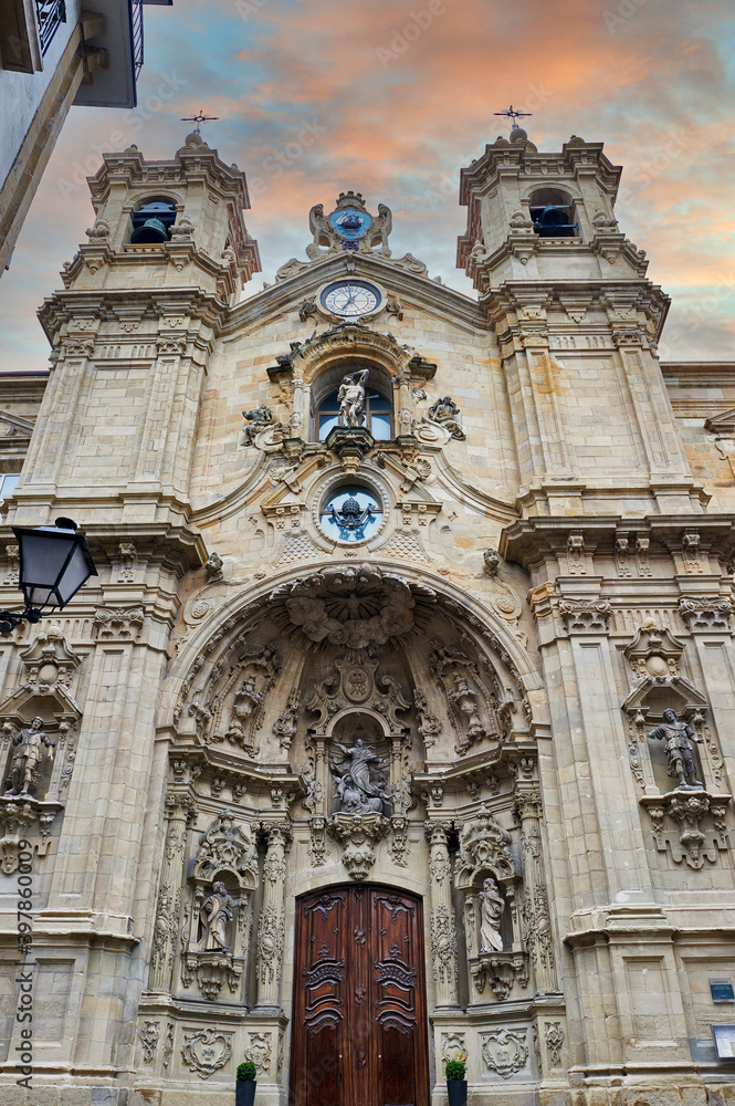 Baíslica Santa María del Coro, Donostia, San Sebastian, Guipuz