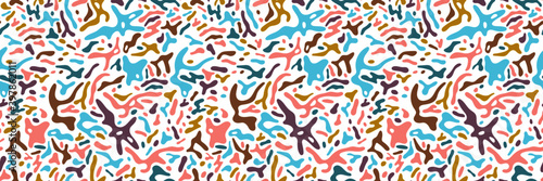 Spot pattern vector. Abstract animal skin pattern for fashion banner and trendy decoration, fabric, and textile design. Liquid blotch texture, splotch backdrop, zebra spot background. Beauty salon.