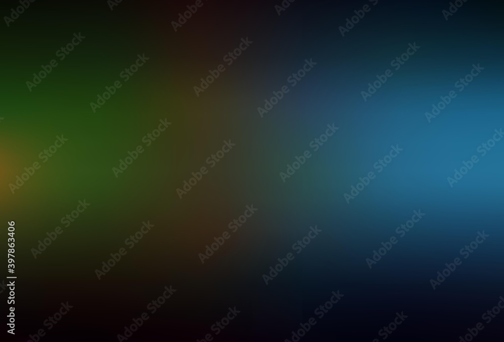 Obraz premium Dark Blue, Yellow vector abstract blurred layout.