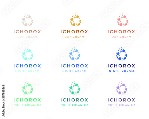 A lotion or skincare product branding