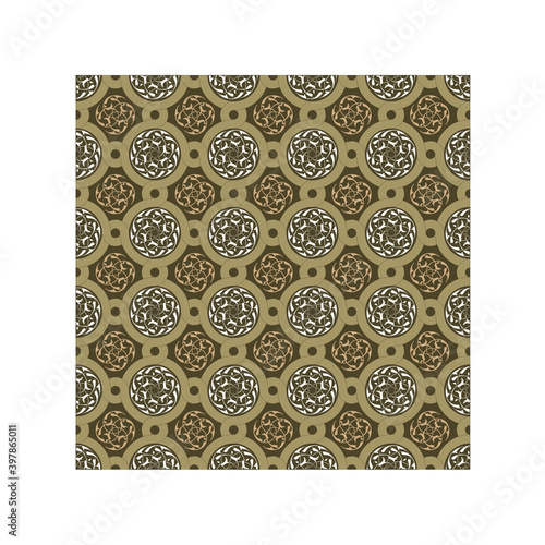 Oriental floral pattern textile design. It can be used as wallpaper, gift or wrapping paper, background card for gift card, Fabric, textile design, print for table or poster. 