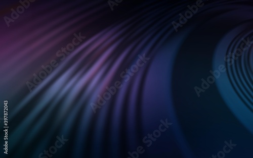 Dark Pink, Blue vector backdrop with bent lines.