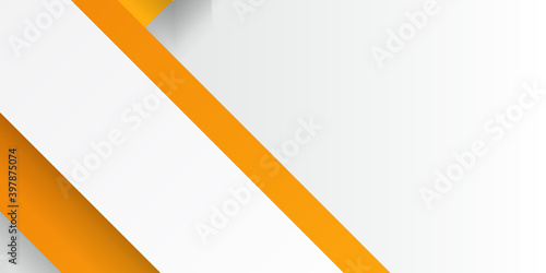 Modern orange white abstract business corporate background. Vector illustration design for business corporate presentation, banner, cover, web, flyer, card, poster, game, texture, slide, magazine