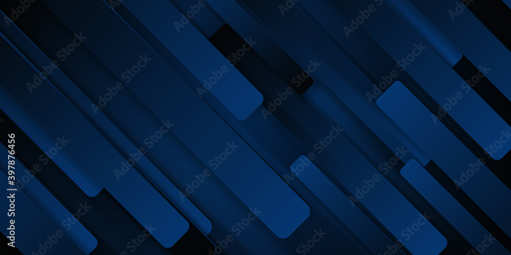 Blue modern material design, vector abstract widescreen background. Vector illustration design for business corporate presentation, banner, cover, web, flyer, business card, poster, game, texture Blue modern material design, vector abstract widescreen background. Vector illustration design for business corporate presentation, banner, cover, web, flyer, business card, poster, game, texture