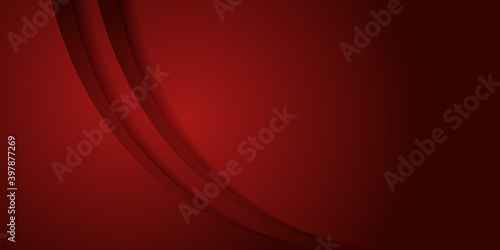 Dark red wave abstract business corporate background. Vector illustration design for business corporate presentation, banner, cover, web, flyer, card, poster, game, texture, slide, magazine, and ppt