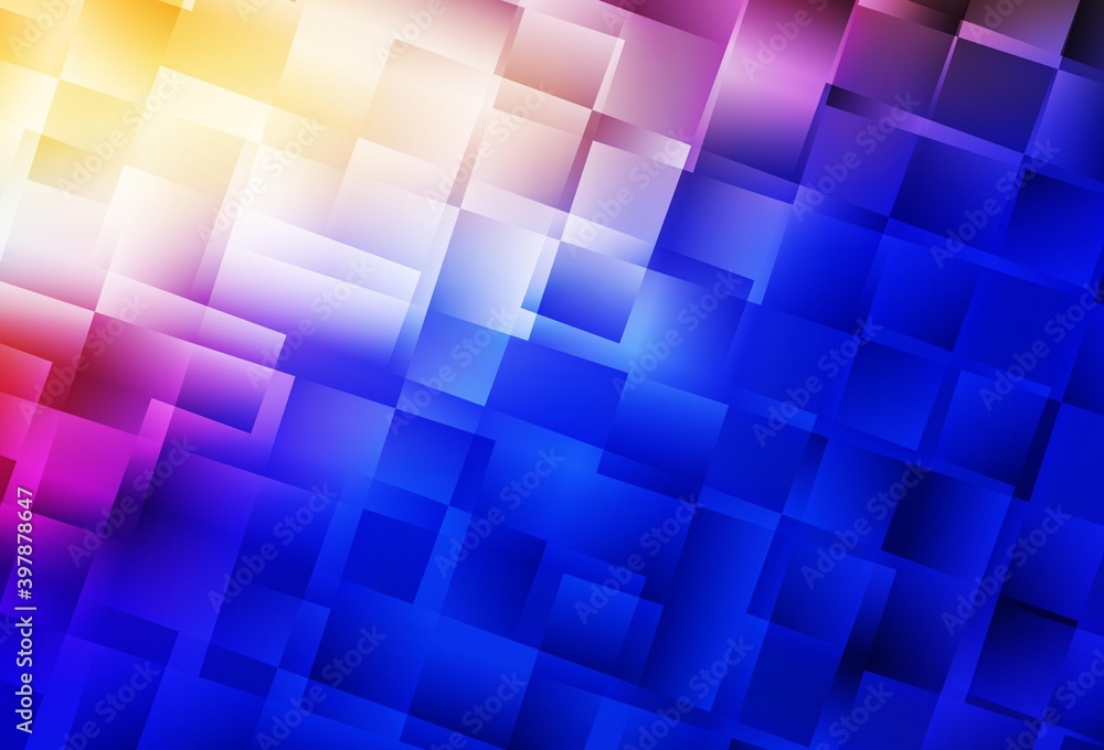 Light Pink, Blue vector polygonal pattern. Light Pink, Blue vector polygonal pattern.