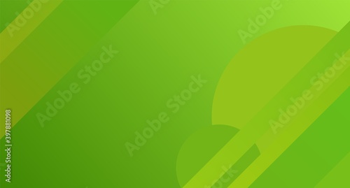 Complex abstract geometric green background. Modern futuristic laconic design. Minimalistic style. Vector