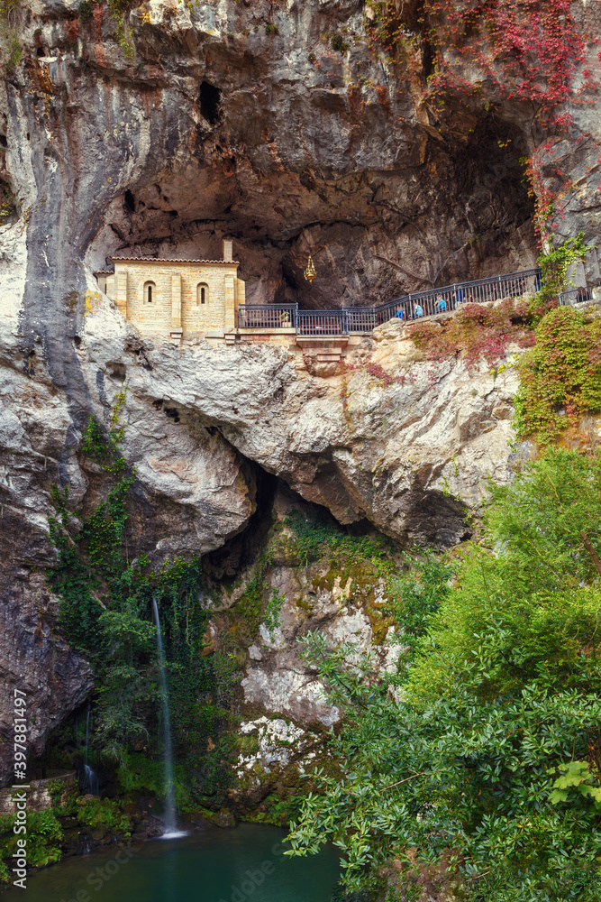 Sanctuary of the virgin of Covadonga, Asturias, Spain