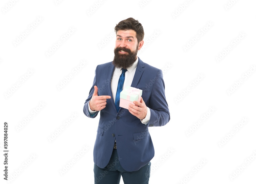 success and reward. boxing day. Delivery company business. presenting product. businessman in suit on party. bearded man hold valentines gift. happy birthday shopping. best reward. business success success and reward. boxing day. Delivery company business. presenting product. businessman in suit on party. bearded man hold valentines gift. happy birthday shopping. best reward. business success