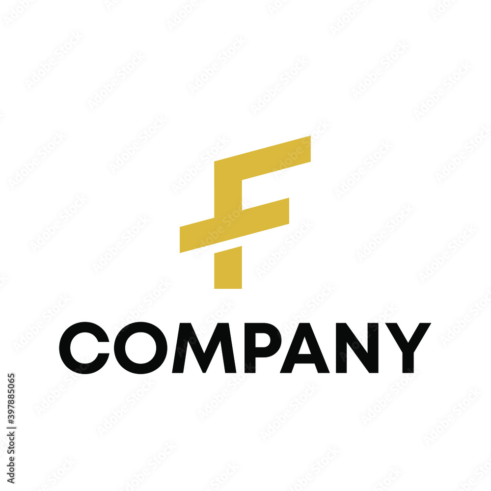 Obraz premium F logo 