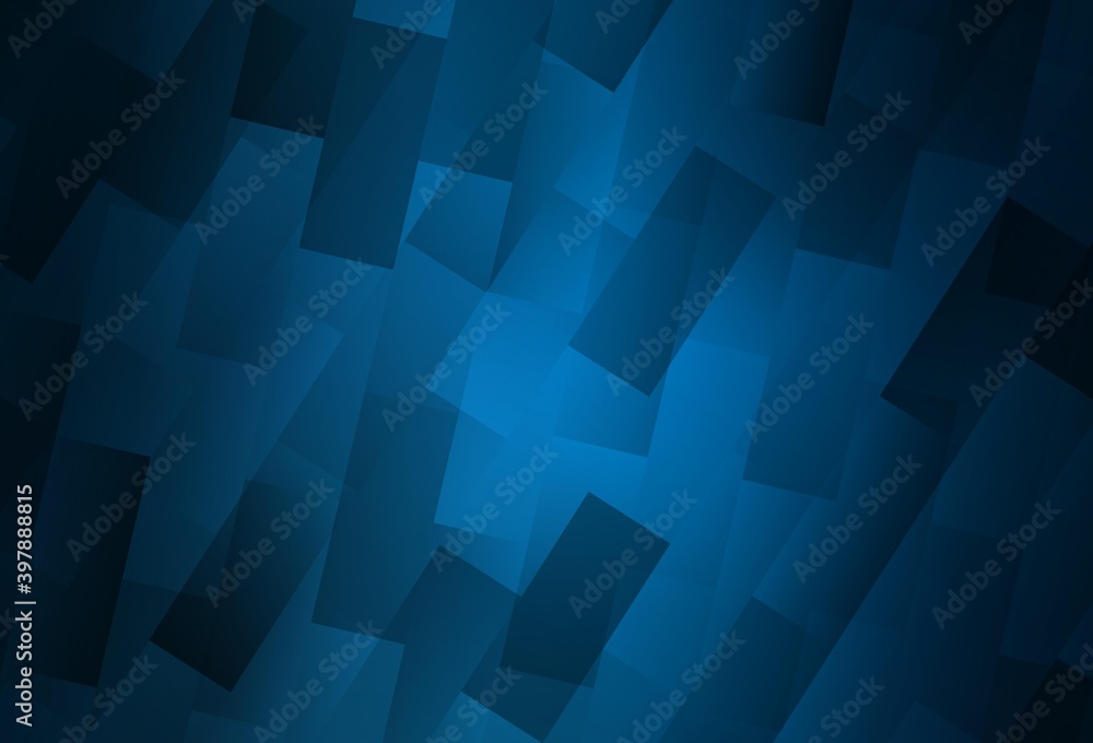 Dark BLUE vector layout with lines, rectangles. Dark BLUE vector layout with lines, rectangles.
