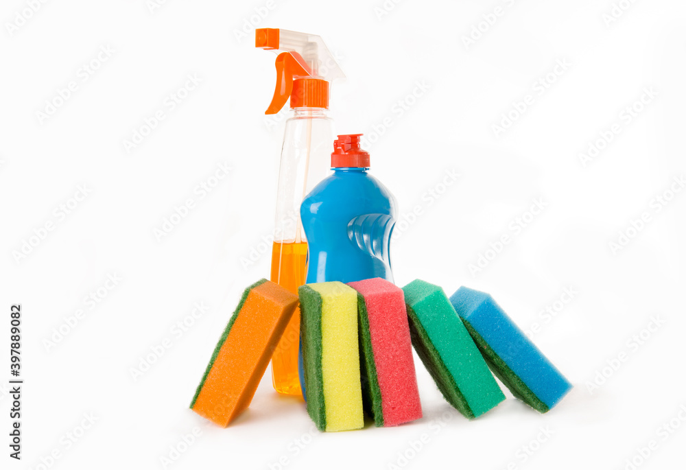 set of colored scouring sponges set of colored scouring sponges