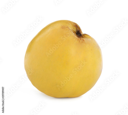 Delicious ripe fresh quince isolated on white