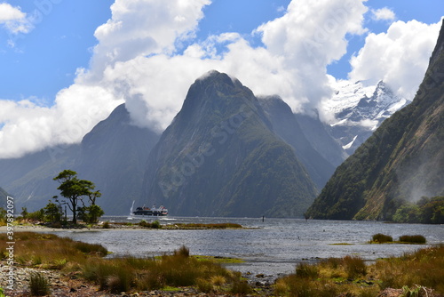 Iconic view of Milford Sound